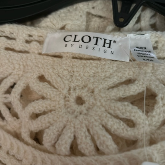 Anthropology Crochet Women top blouse size SP - Picture 3 of 6